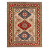 Hand knotted Kazak Carpet 5' 0" x 6' 4" ft / 152 x 193 cm - No. W34065