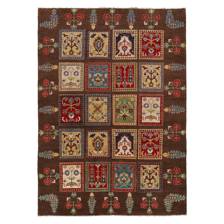 Oriental Bakhtiar Area Rug 5' 0" x 7' 1" ft / 153 x 215 cm - No. W34066