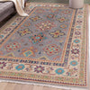 Oriental Kazak Rug 4' 0" x 5' 8" ft / 122 x 173 cm - No. W34070