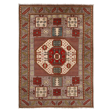 Oriental Mamluk Area Rug 4' 1" x 5' 11" ft / 124 x 179 cm - No. W34075
