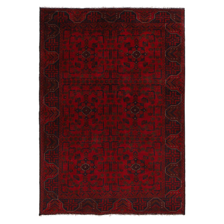 Afghan Khal Mohammadi Rug 4' 2" x 6' 5" ft / 128 x 196 cm - No. W34090