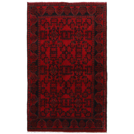 Afghan Khal Mohammadi Rug 4' 0" x 6' 7" ft / 122 x 200 cm - No. W34102