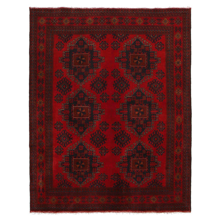 Red Khal Mohammadi Rug 4' 10" x 6' 5" ft / 147 x 196 cm - No. W34103