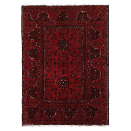 Afghan Khal Mohammadi Rug 3' 5" x 4' 8" ft / 105 x 141 cm - No. W34106