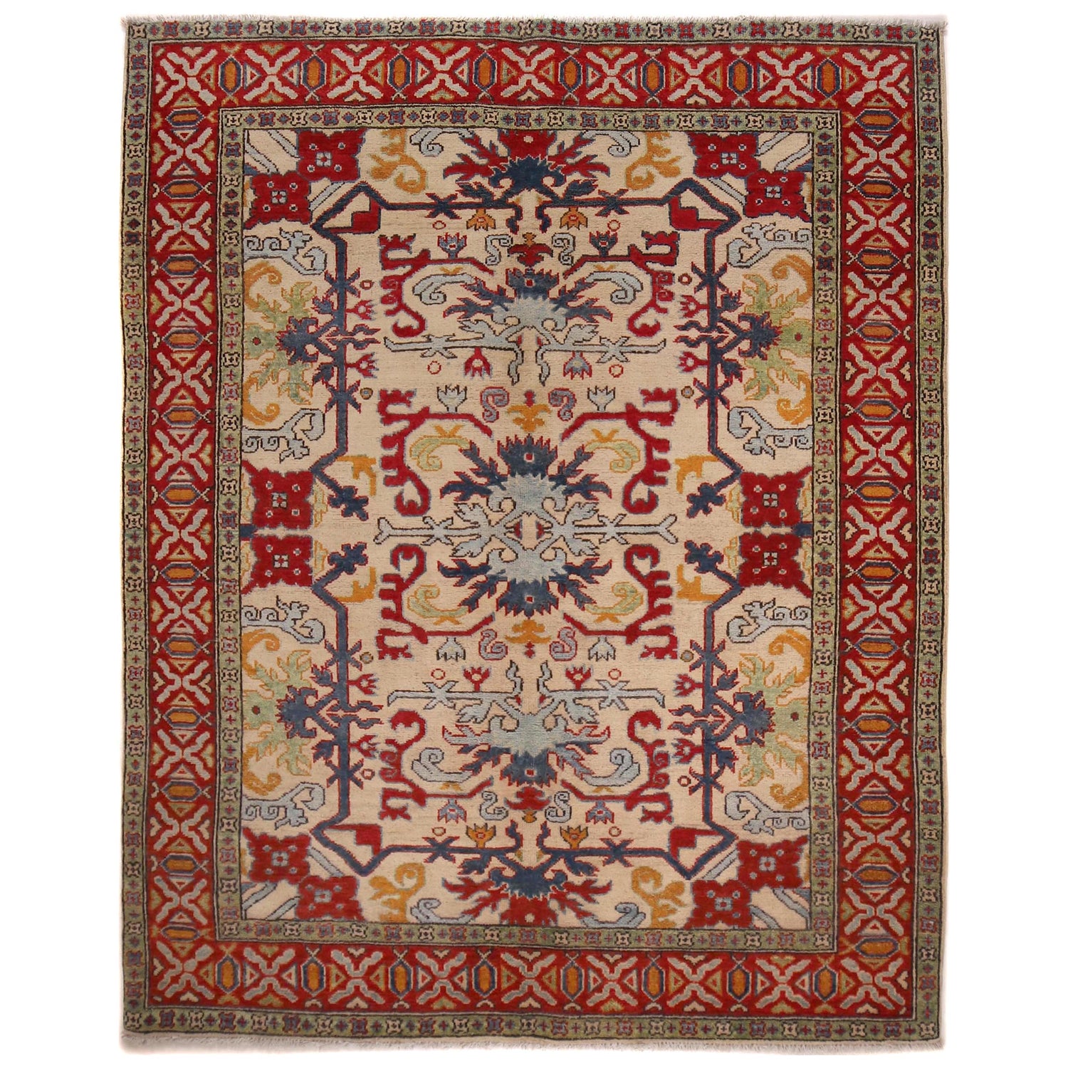 Fine Quality Mamluk Rug 5' 1" x 6' 5" ft / 156 x 196 cm - No. W34114