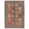 Oriental Bakhtiar Area Rug 3' 11" x 5' 10" ft / 120 x 177 cm - No. W34132