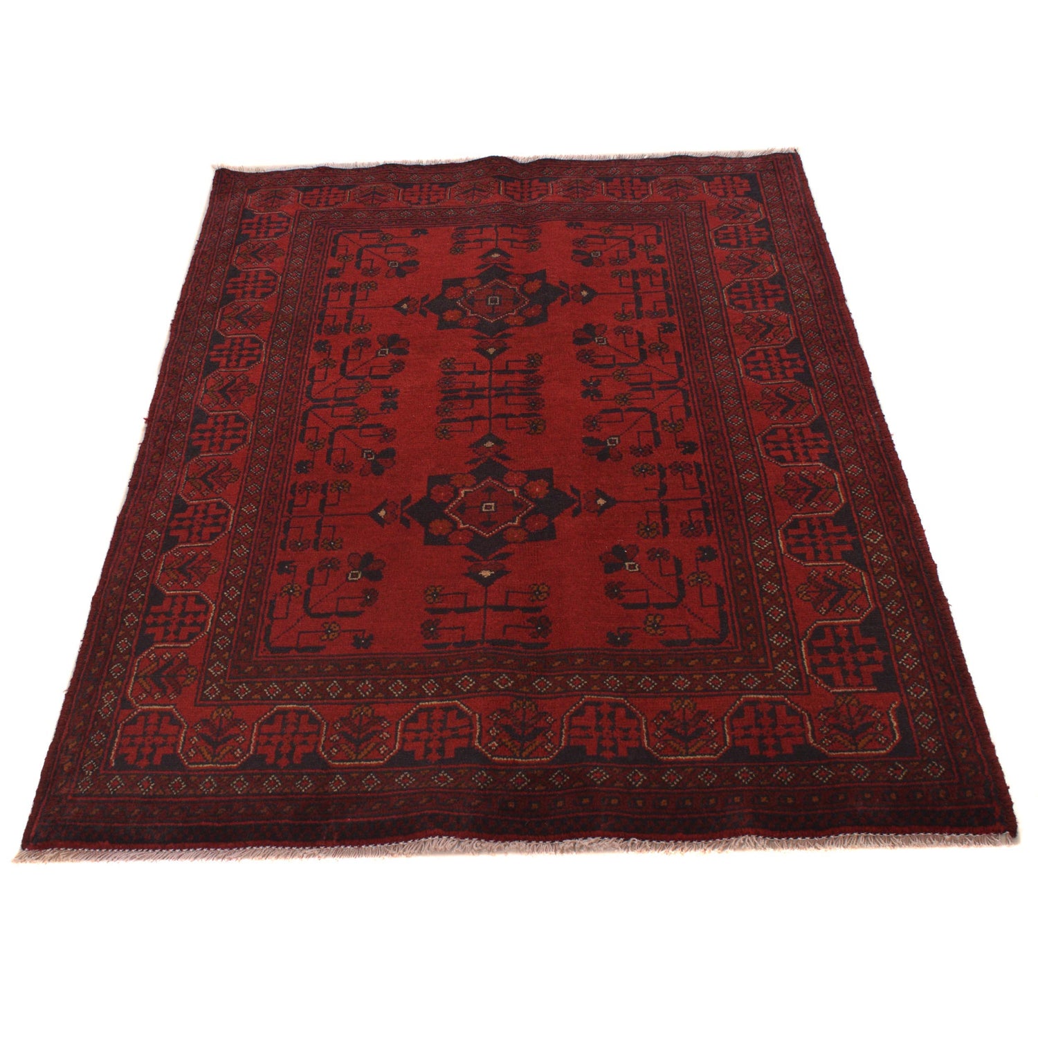 Hand knotted Khal Mohammadi Carpet 3' 5" x 4' 9" ft / 103 x 145 cm - No. W34187