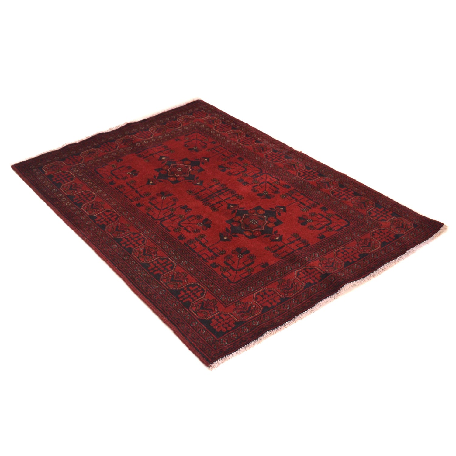 Hand knotted Khal Mohammadi Carpet 3' 5" x 4' 9" ft / 103 x 145 cm - No. W34187