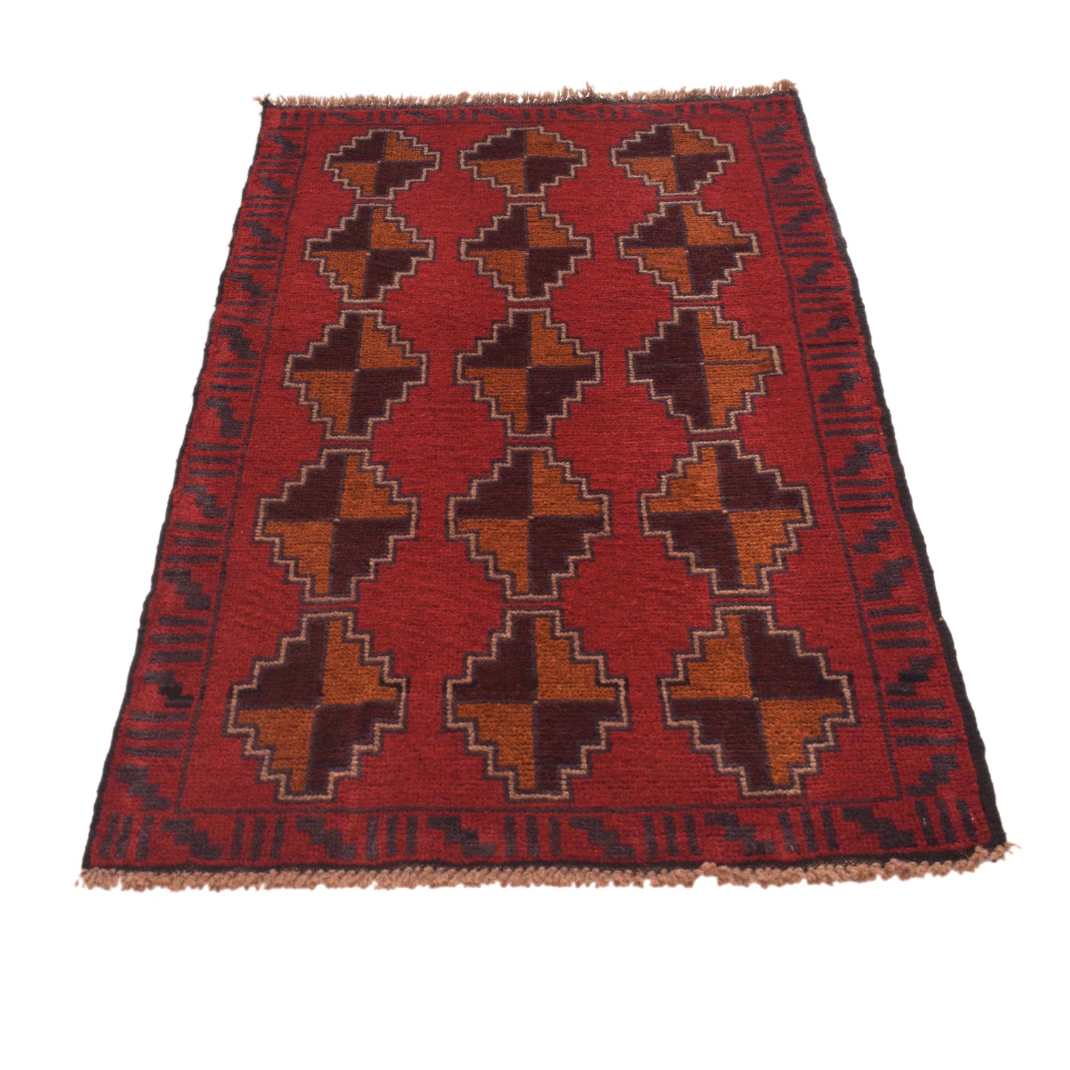 Tribal Baloch Rug 2' 8" x 4' 8" ft / 82 x 142 cm - No. W34213