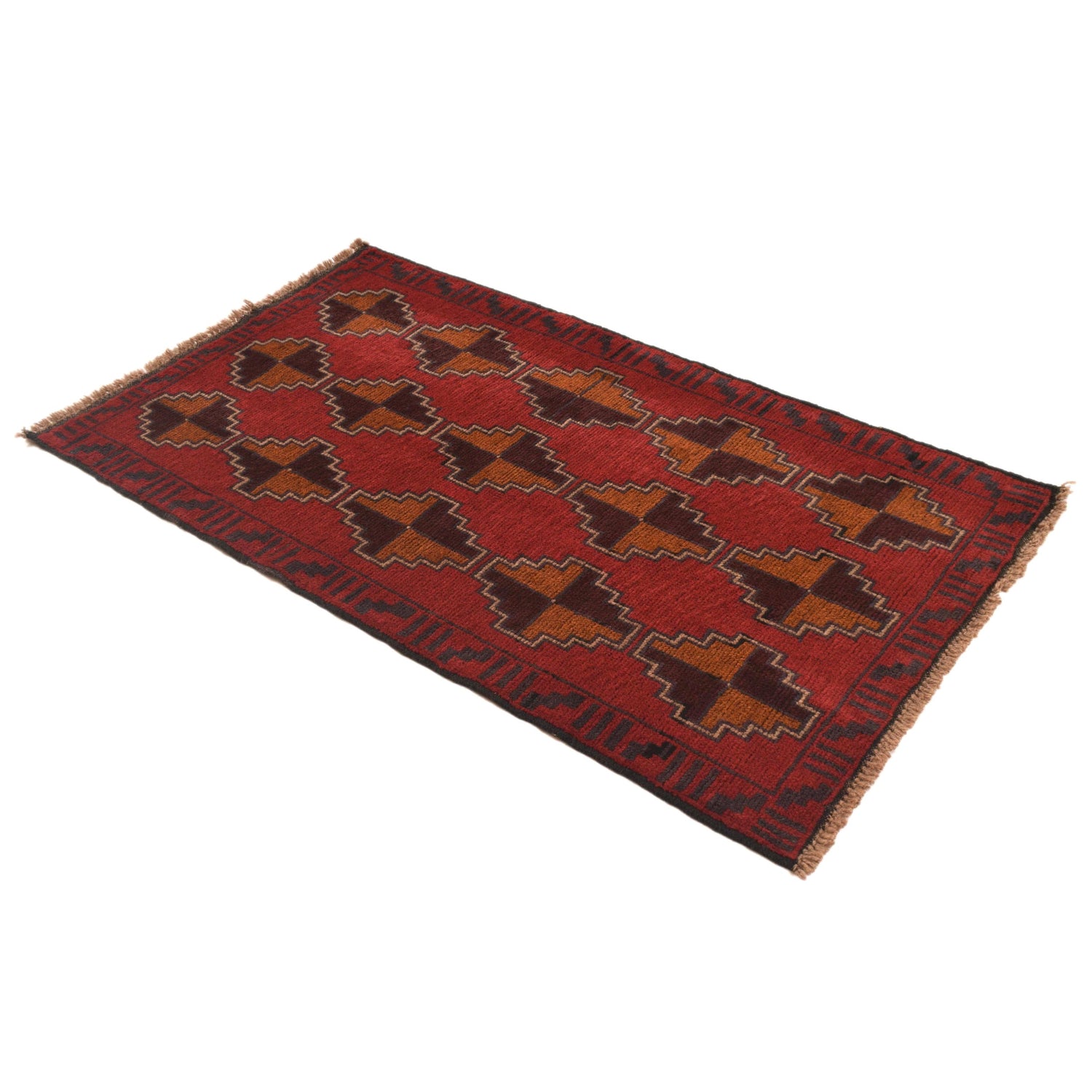 Tribal Baloch Rug 2' 8" x 4' 8" ft / 82 x 142 cm - No. W34213