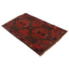 Red Color Baluchi Rug 2' 9" x 4' 5" ft / 85 x 135 cm - No. W34215