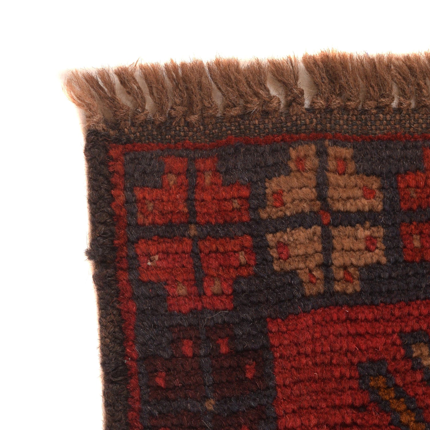 Red Color Baluchi Rug 2' 9" x 4' 5" ft / 85 x 135 cm - No. W34215