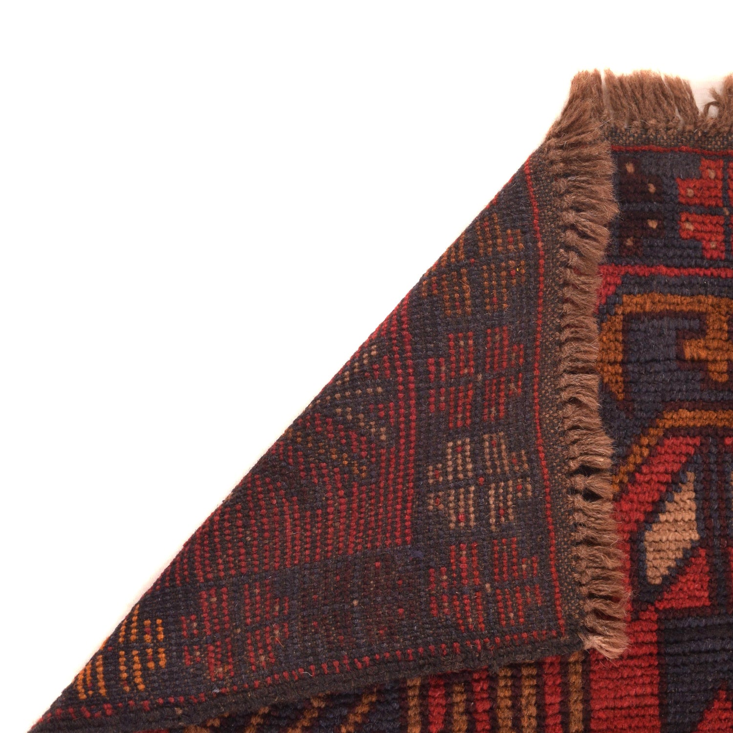 Red Color Baluchi Rug 2' 9" x 4' 5" ft / 85 x 135 cm - No. W34215