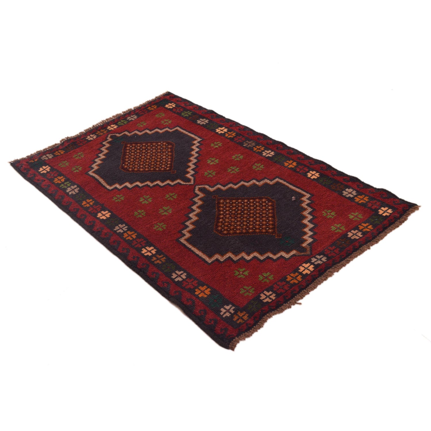 Traditional Baloch Rug 2' 11" x 4' 8" ft / 90 x 143 cm - No. W34216