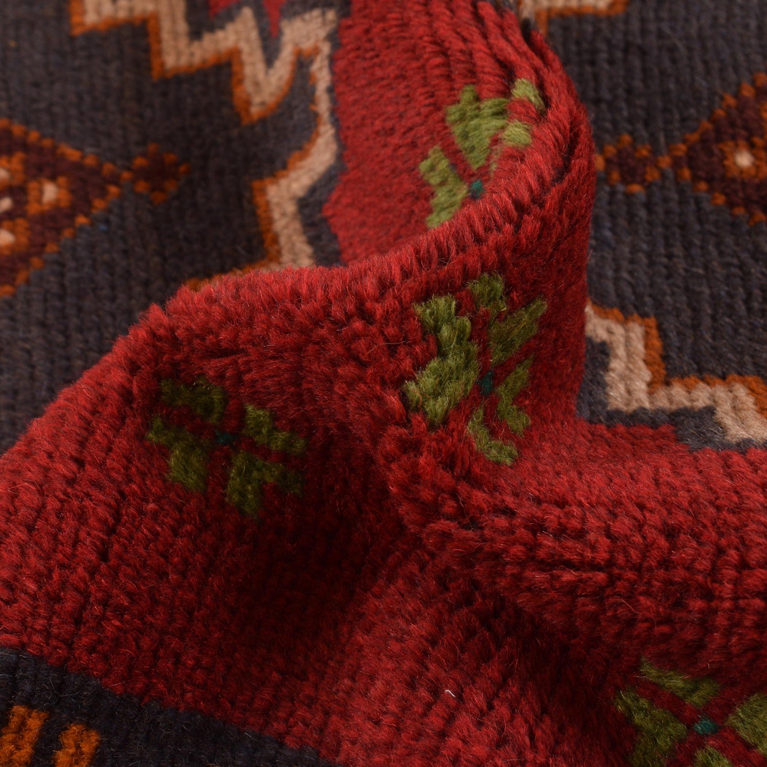 Traditional Baloch Rug 2' 11" x 4' 8" ft / 90 x 143 cm - No. W34216