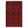 Red Color Baluchi Rug 2' 10" x 4' 6" ft / 86 x 137 cm - No. W34220