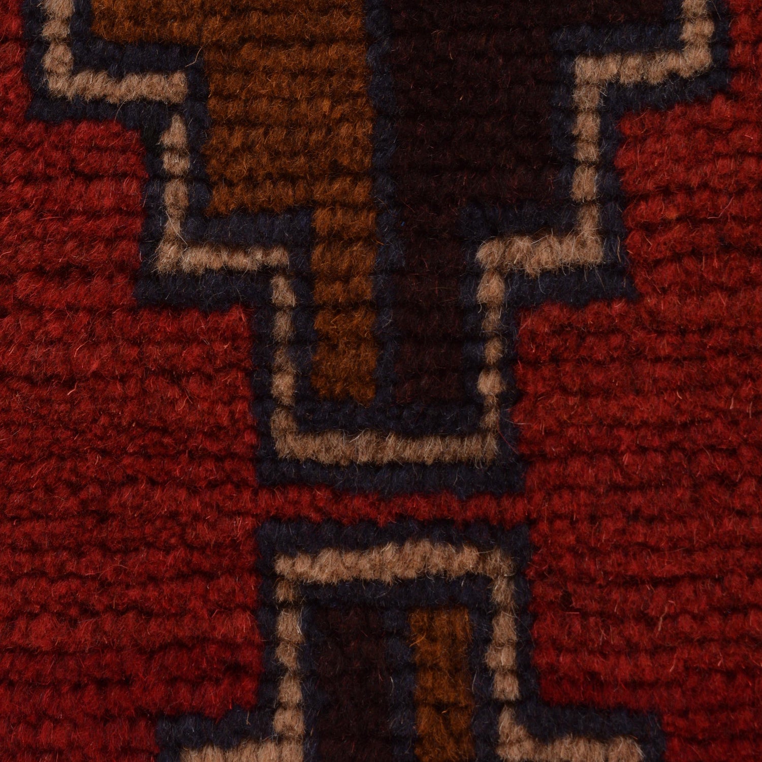 Red Color Baluchi Rug 2' 10" x 4' 6" ft / 86 x 137 cm - No. W34220