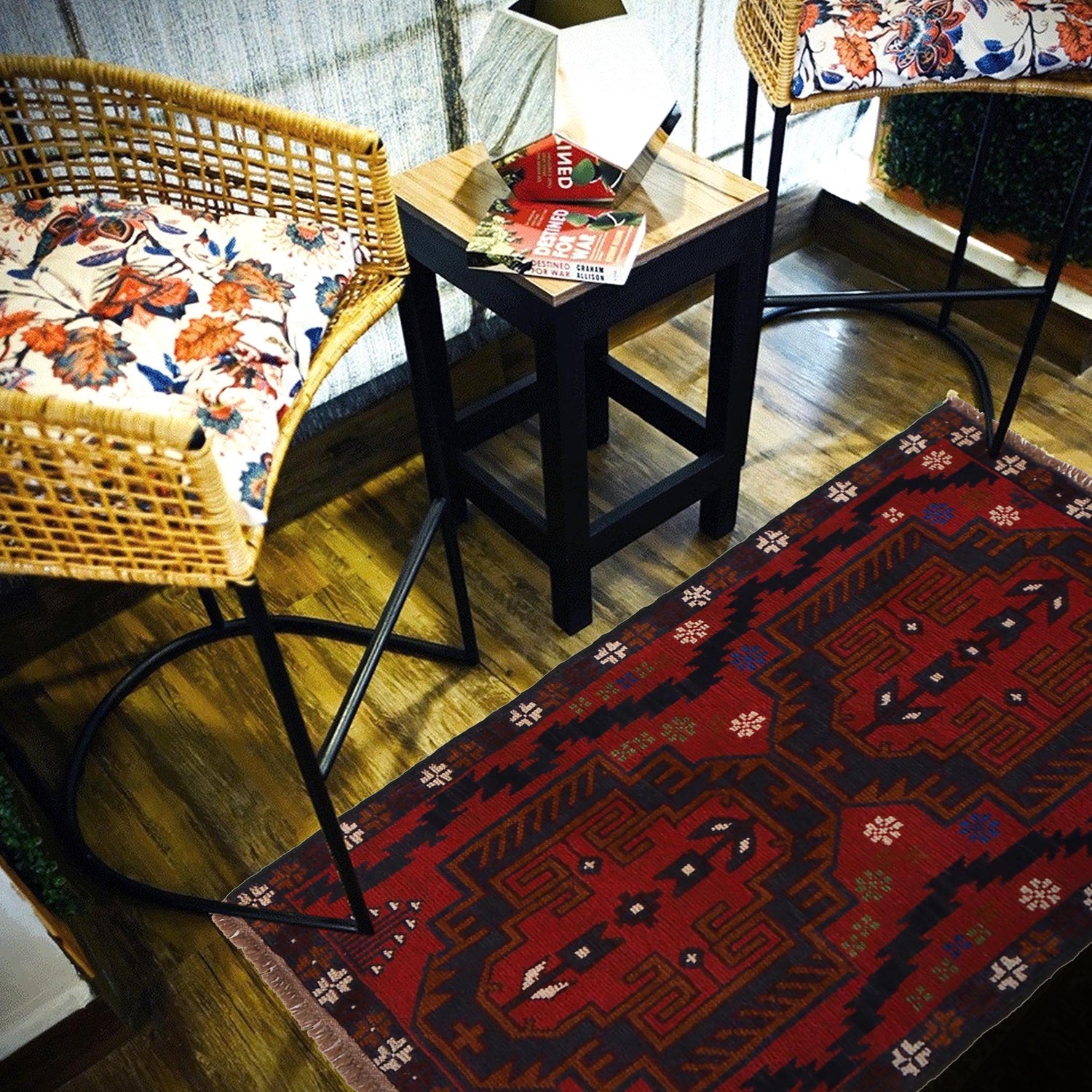 Handmade Baloch Rug 2' 9" x 4' 8" ft / 84 x 143 cm - No. W34223