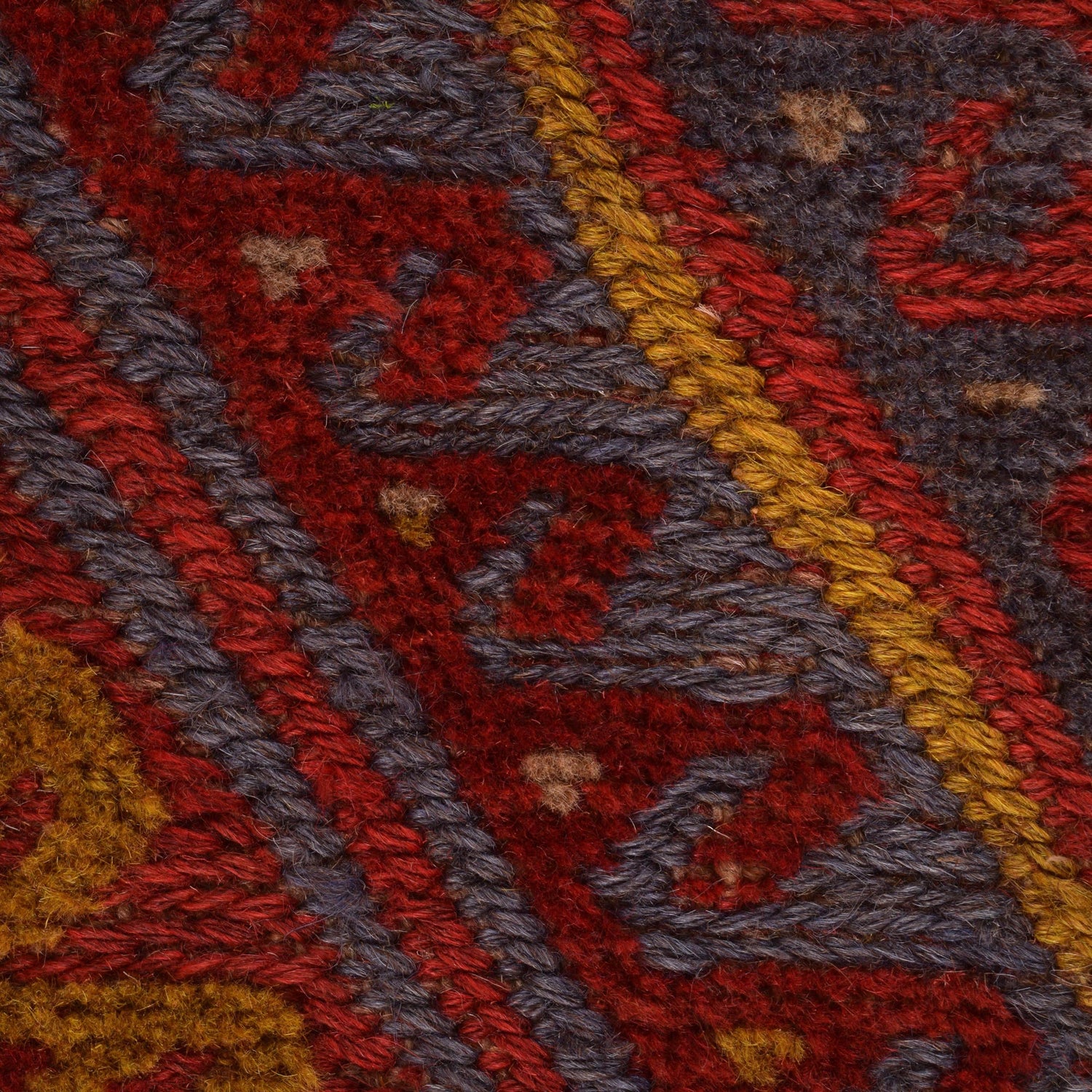 Handmade Mushwani Carpet 3' 11" x 4' 1" ft / 119 x 125 cm - No. W34224