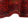 Red Color Afghan Area Rug 5' 1" x 6' 7" ft / 154 x 200 cm - No. W34227