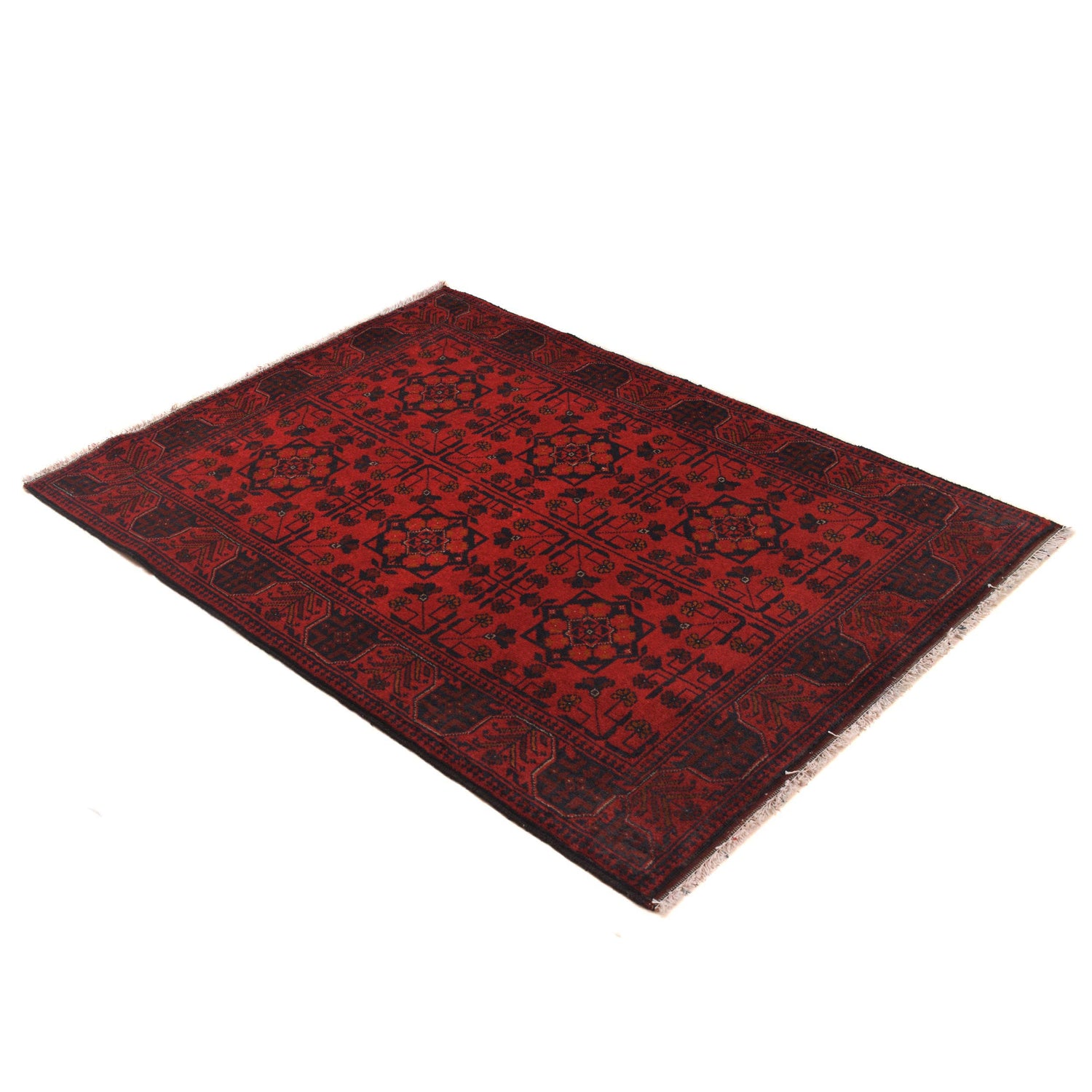 Handmade Khal Mohammadi Area Rug 3' 5" x 4' 7" ft / 103 x 140 cm - No. W34229