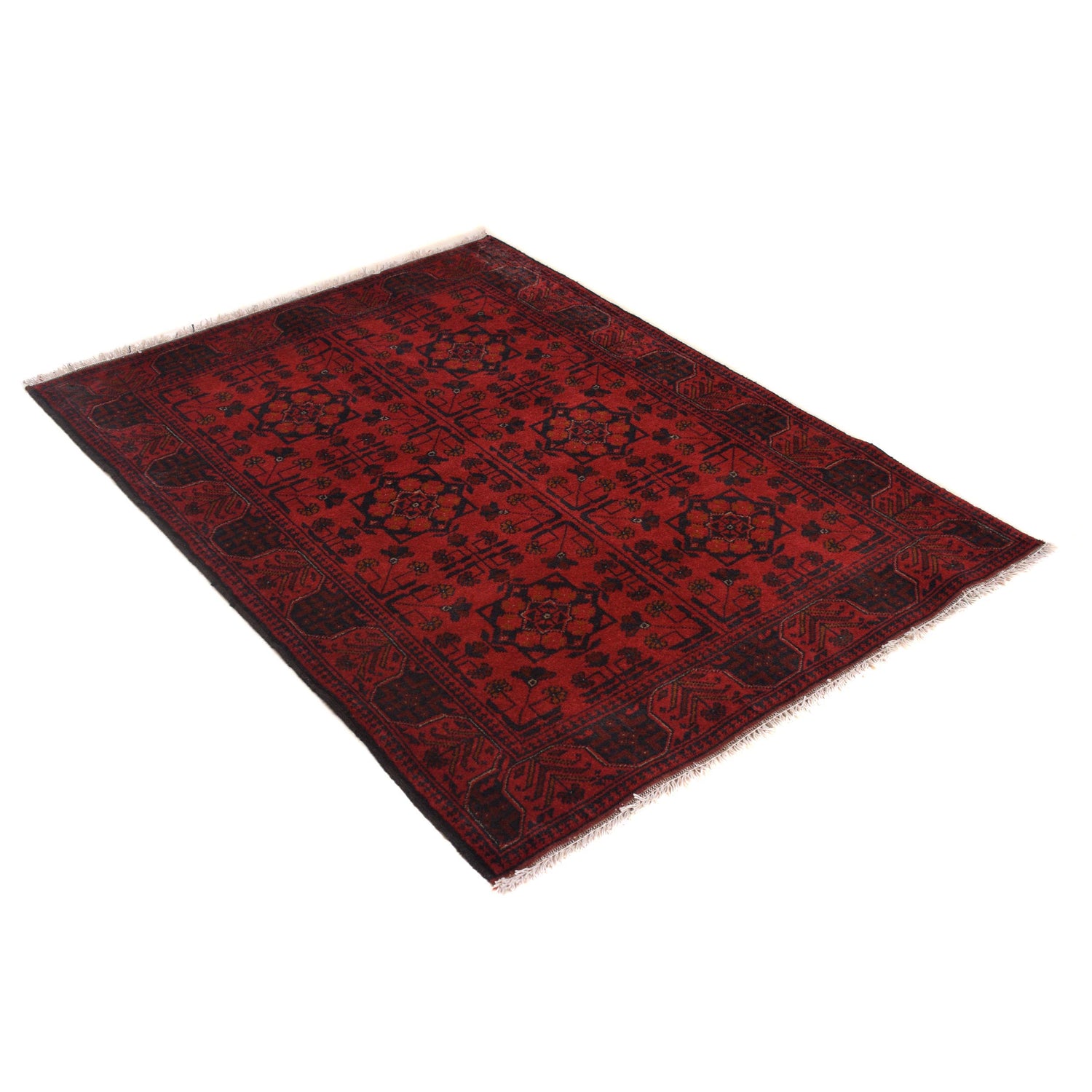 Handmade Khal Mohammadi Area Rug 3' 5" x 4' 7" ft / 103 x 140 cm - No. W34229