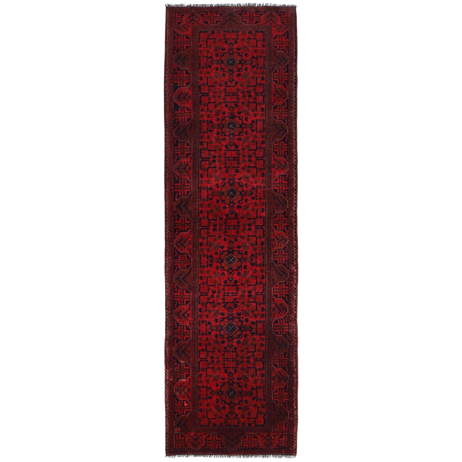 Hand knotted Khal Mohammadi Runner Rugs 2' 8" x 9' 7" ft / 81 x 291 cm - No. W34230