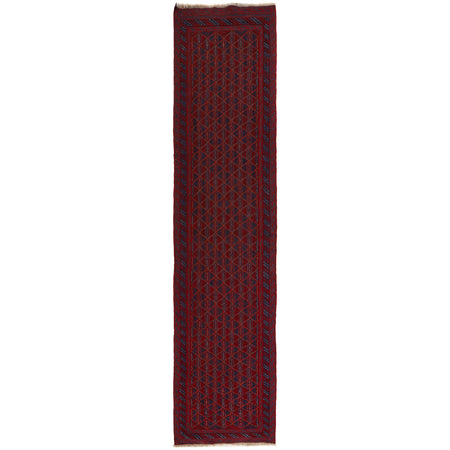 Hand Knotted Mashwani Runner 2' 8" x 12' 0" ft / 81 x 366 cm - No. W34372