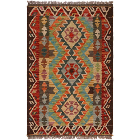 Small Size Chobi Kilim 2' 7" x 4' 0" ft / 79 x 123 cm - No. W34754