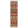 Hand Woven Wool Kelim Runner 2' 7" x 10' 3" ft / 78 x 312 cm - No. W34758