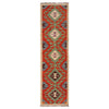 Short Chobi Kilim Runner 1' 8" x 6' 3" ft / 50 x 190 cm - No. W34762