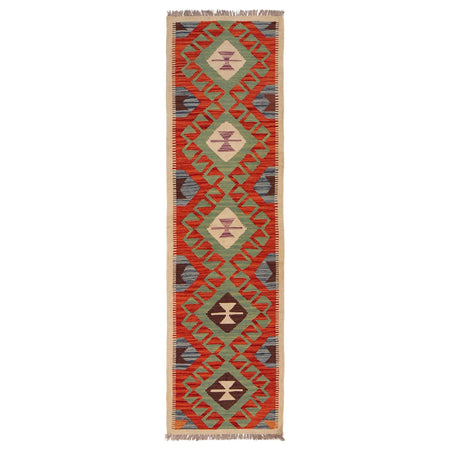 Short Chobi Kilim Runner 1' 8" x 6' 3" ft / 50 x 190 cm - No. W34762