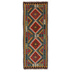 Short Kilim Runner 2' 5"x 6' 7" ft / 73 x 200 cm - No. W34764