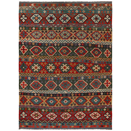 Large Size Chobi Kilim 8' 2" x 11' 5" ft / 248 x 349 cm - No. W34822