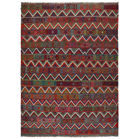 Hand Knotted Flatweave Kilim 8' 4" x 11' 7" ft / 255 x 353 cm - No. W34827