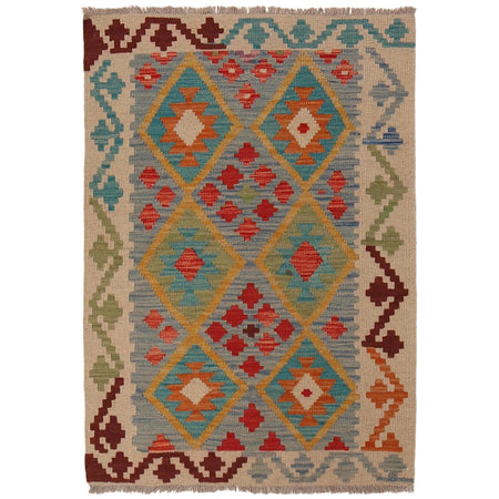 Small Size Chobi Kilim 2' 7" x 3' 10" ft / 80 x 117 cm - No. W34839