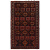 Hand Knotted Baluchi Rug 4' 1" x 9' 4" ft / 125 x 285 cm - No. W35443