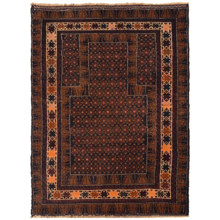 Islamic Prayer Carpet 2' 10" x 4' 7" ft / 87 x 140 cm -No. W35448