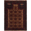 Handmade Prayer Rug  2' 9" x 3' 9" ft / 83 x 115 cm - No. W35626
