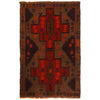 Hand Knotted Baluchi Rug 2' 10" x 4' 3" ft / 87 x 130 cm - No. W35633