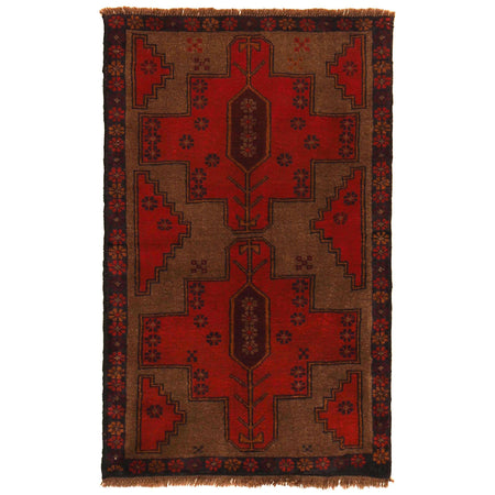 Baluch Small Size Rug 2' 9" x 4' 6" ft / 85 x 137 cm - No. W35780