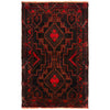 Handmade Balochi Carpet  2' 11" x 4' 9" ft / 89 x 144 cm - No. W35800