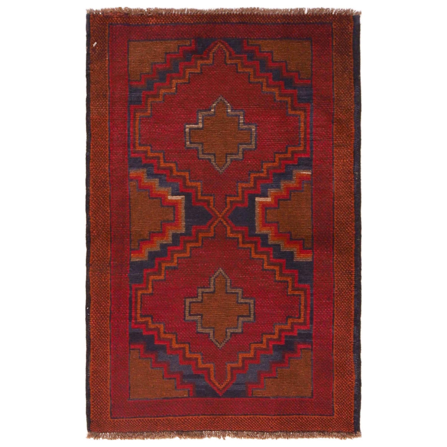 Tribal Baloch Rug 2' 11" x 4' 5" ft / 89 x 135 cm - No. W35865