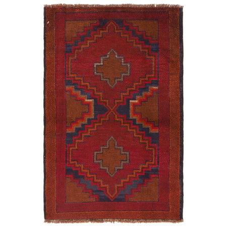 Tribal Baloch Rug 2' 11" x 4' 5" ft / 89 x 135 cm - No. W35865