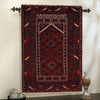 Red Color Prayer Rug 2' 10" x 4' 11" ft / 87x 150 cm -No. W35892