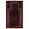 Hand Knotted Prayer Rug 2' 11" x 4' 6" ft / 88 x 138 cm -No. W35905