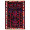 Hand Knotted Baluchi Rug 2' 6" x 3' 8" ft / 75 x 112 cm - No. W35907