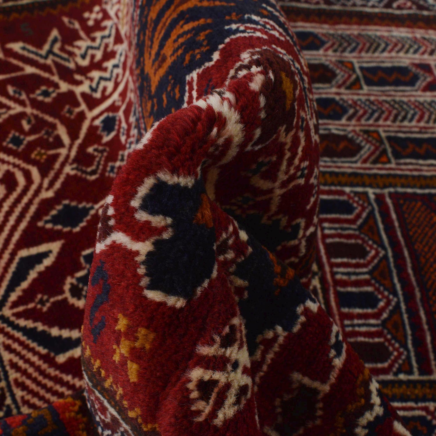 Small Prayer Carpet 3' 4" x 4' 11" ft / 102 x 150 cm -No. W35910