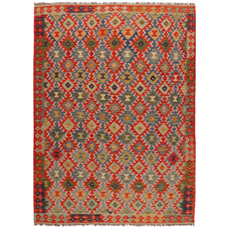 Medium Size Chobi Kilim 6' 1" x 8' 1" ft / 185 x 246 cm - No. W35935