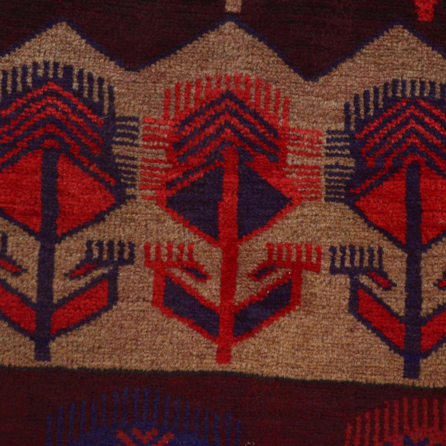 Handmade Picture Area Rug 2' 11" x 4' 6" ft / 90 x 138 cm - No. W36334